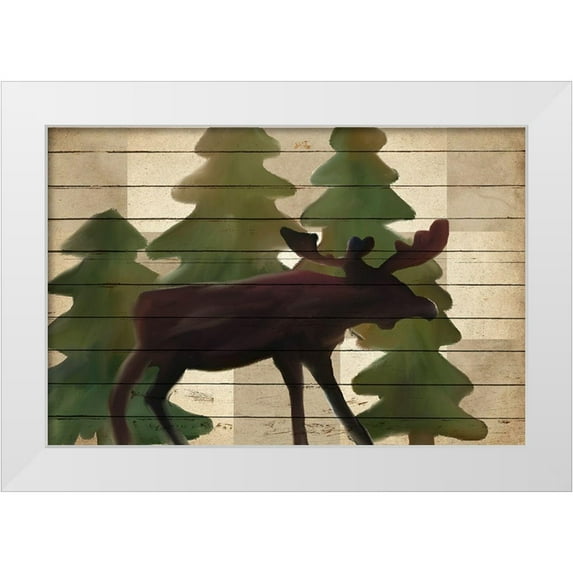 Kimberly, Allen 14x11 White Modern Wood Framed Museum Art Print Titled - Moose Lodge