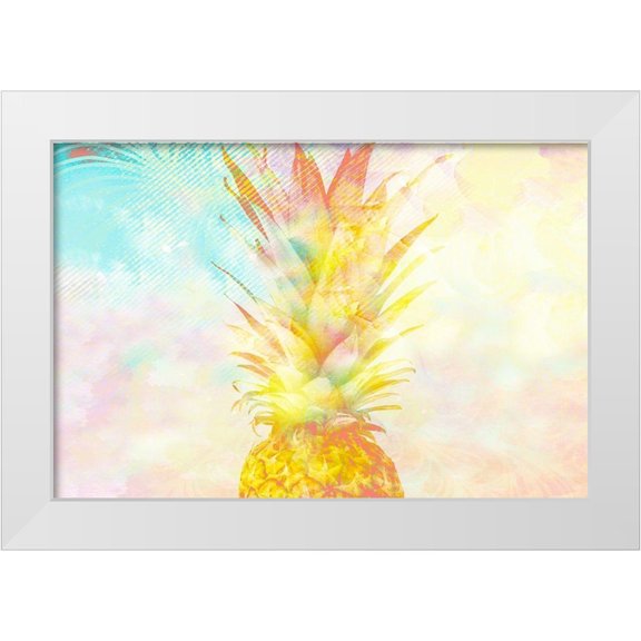 Kimberly, Allen 14x11 White Modern Wood Framed Museum Art Print Titled - Pinneapple Dreams
