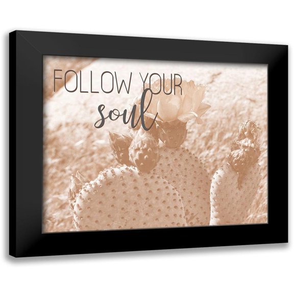 Kimberly, Allen 14x12 Black Modern Framed Museum Art Print Titled - Follow Your Soul 1