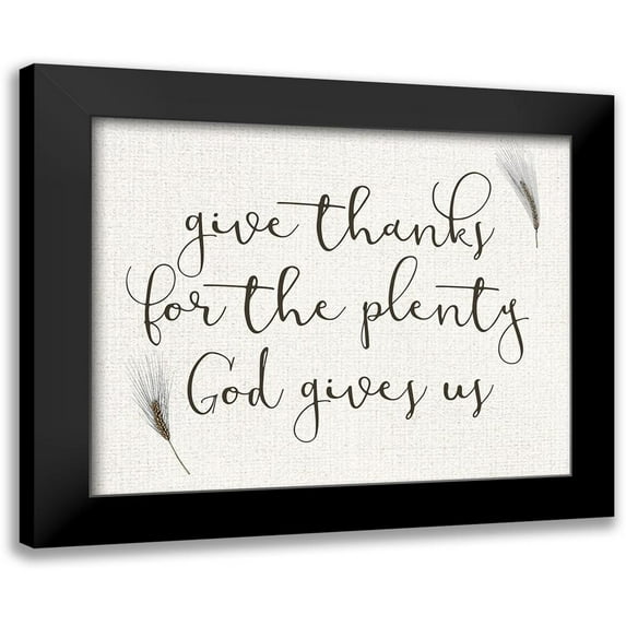 Kimberly, Allen 14x12 Black Modern Framed Museum Art Print Titled - God Gives Us
