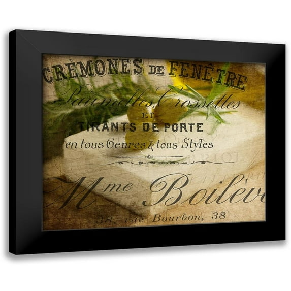 Kimberly, Allen 14x12 Black Modern Framed Museum Art Print Titled - Olive and Cheese