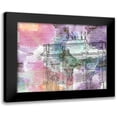 thumbnail image 1 of Kimberly, Allen 14x12 Black Modern Framed Museum Art Print Titled - Watercolor Travel 2, 1 of 5
