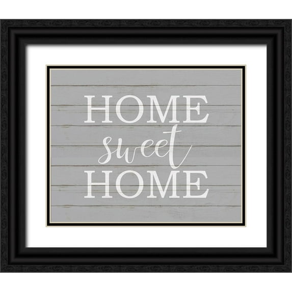 Kimberly, Allen 14x12 Black Ornate Wood Framed with Double Matting Museum Art Print Titled - Home Sweet Home