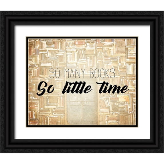 Kimberly, Allen 14x12 Black Ornate Wood Framed with Double Matting Museum Art Print Titled - So Little Time