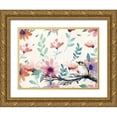 thumbnail image 1 of Kimberly, Allen 14x12 Gold Ornate Wood Framed with Double Matting Museum Art Print Titled - Spring Bird, 1 of 4