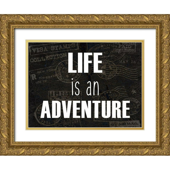 Kimberly, Allen 14x12 Gold Ornate Wood Framed with Double Matting Museum Art Print Titled - Wander 2