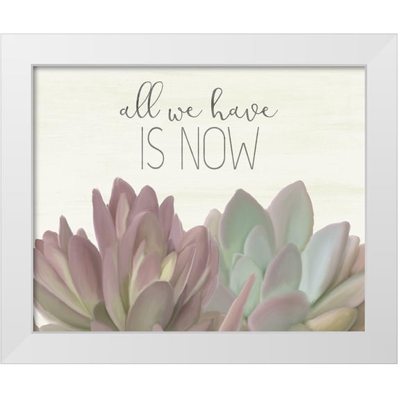 Kimberly, Allen 14x12 White Modern Wood Framed Museum Art Print Titled - All We Have