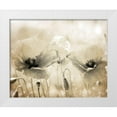 thumbnail image 1 of Kimberly, Allen 14x12 White Modern Wood Framed Museum Art Print Titled - Vintage Poppy 1, 1 of 4