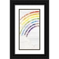 thumbnail image 1 of Kimberly, Allen 14x24 Black Ornate Wood Framed with Double Matting Museum Art Print Titled - Over the Rainbow 1, 1 of 4