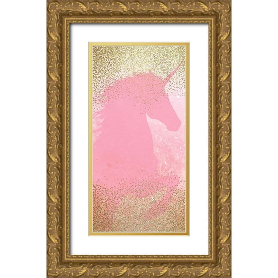 Kimberly, Allen 14x24 Gold Ornate Wood Framed with Double Matting Museum Art Print Titled - Magic is All Around 1