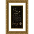 thumbnail image 1 of Kimberly, Allen 14x24 Gold Ornate Wood Framed with Double Matting Museum Art Print Titled - My Heart 2, 1 of 4