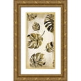thumbnail image 1 of Kimberly, Allen 14x24 Gold Ornate Wood Framed with Double Matting Museum Art Print Titled - Palm Panel 2, 1 of 4