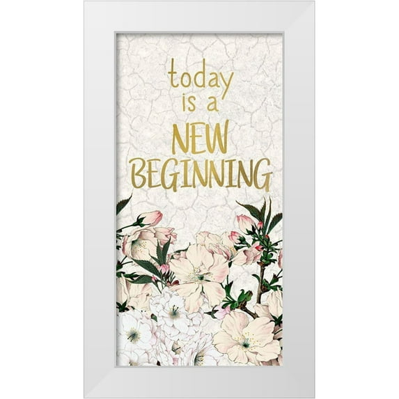 Kimberly, Allen 14x24 White Modern Wood Framed Museum Art Print Titled - Cherry Blossom 1