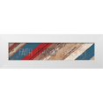 thumbnail image 1 of Kimberly, Allen 14x6 White Modern Wood Framed Museum Art Print Titled - Faith Family Freedom, 1 of 4