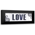 thumbnail image 1 of Kimberly, Allen 14x7 Black Modern Framed Museum Art Print Titled - Always Love 3, 1 of 5