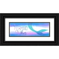 thumbnail image 1 of Kimberly, Allen 14x7 Black Ornate Wood Framed with Double Matting Museum Art Print Titled - Mermaid Vibes, 1 of 4