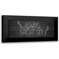 Kimberly, Allen 14x8 Black Modern Framed Museum Art Print Titled - Bright Side