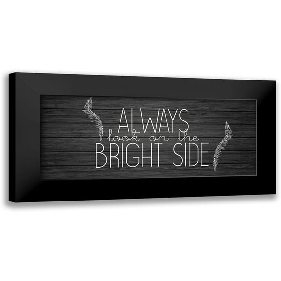 Kimberly, Allen 14x8 Black Modern Framed Museum Art Print Titled - Bright Side