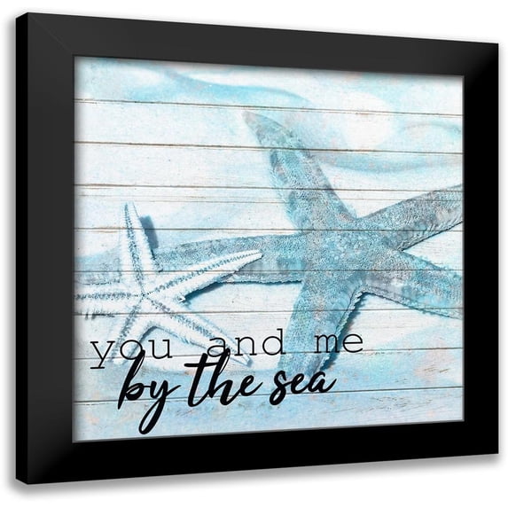 Kimberly, Allen 15x15 Black Modern Framed Museum Art Print Titled - A Day at The Beach 6