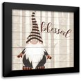 thumbnail image 1 of Kimberly, Allen 15x15 Black Modern Framed Museum Art Print Titled - Autumn Gnomes 3, 1 of 5