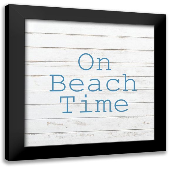 Kimberly, Allen 15x15 Black Modern Framed Museum Art Print Titled - Beach Ready 2