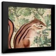 thumbnail image 1 of Kimberly, Allen 15x15 Black Modern Framed Museum Art Print Titled - Chipmunk Square 1, 1 of 5
