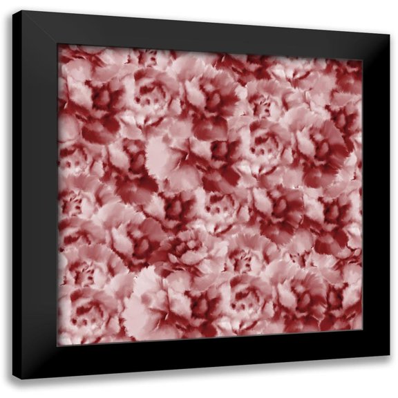 Kimberly, Allen 15x15 Black Modern Framed Museum Art Print Titled - From Paris 2 in Red