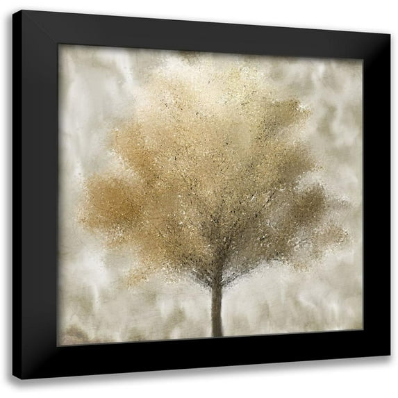 Kimberly, Allen 15x15 Black Modern Framed Museum Art Print Titled - Gold Fall