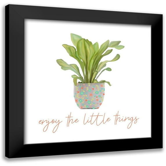 Kimberly, Allen 15x15 Black Modern Framed Museum Art Print Titled - Greens 1