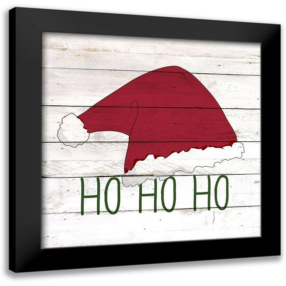 Kimberly, Allen 15x15 Black Modern Framed Museum Art Print Titled - HO HO HO