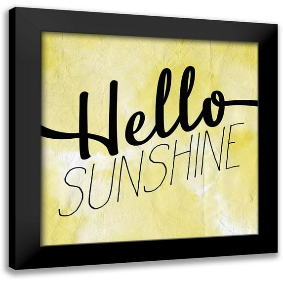 Kimberly, Allen 15x15 Black Modern Framed Museum Art Print Titled - Hello Sunshine