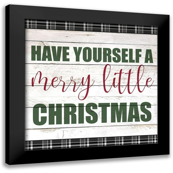 Kimberly, Allen 15x15 Black Modern Framed Museum Art Print Titled - Merry Little