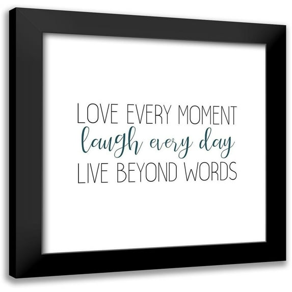 Kimberly, Allen 15x15 Black Modern Framed Museum Art Print Titled - Moments 2