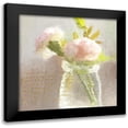 thumbnail image 1 of Kimberly, Allen 15x15 Black Modern Framed Museum Art Print Titled - Peonies Pink, 1 of 5