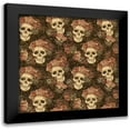 thumbnail image 1 of Kimberly, Allen 15x15 Black Modern Framed Museum Art Print Titled - Skeletons and Roses, 1 of 5