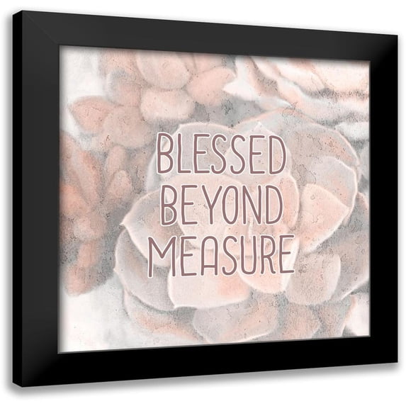 Kimberly, Allen 15x15 Black Modern Framed Museum Art Print Titled - Succulents 2
