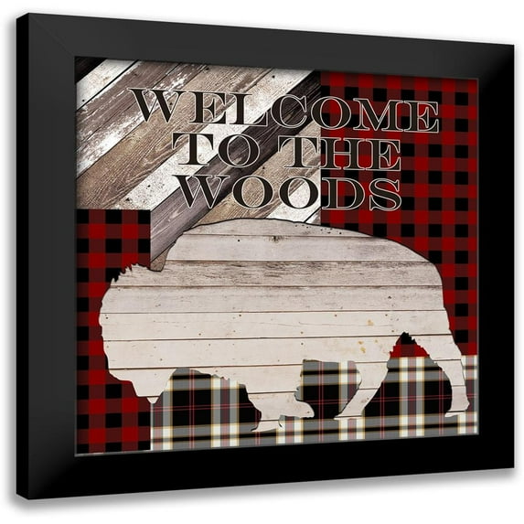 Kimberly, Allen 15x15 Black Modern Framed Museum Art Print Titled - The Lodge 4