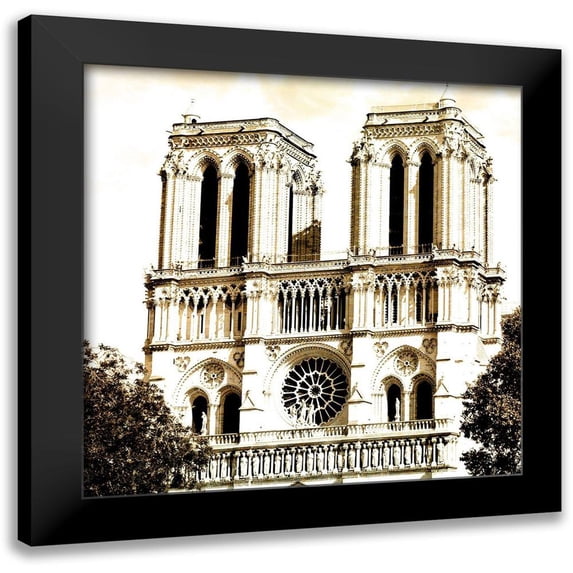 Kimberly, Allen 15x15 Black Modern Framed Museum Art Print Titled - There is always Paris 3