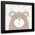 thumbnail image 1 of Kimberly, Allen 15x15 Black Modern Framed Museum Art Print Titled - Woodland Friends 1, 1 of 5