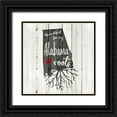 thumbnail image 1 of Kimberly, Allen 15x15 Black Ornate Wood Framed with Double Matting Museum Art Print Titled - AL Roots, 1 of 4