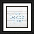 thumbnail image 1 of Kimberly, Allen 15x15 Black Ornate Wood Framed with Double Matting Museum Art Print Titled - Beach Ready 2, 1 of 4