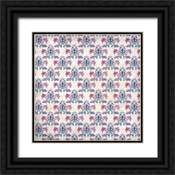 Kimberly, Allen 15x15 Black Ornate Wood Framed with Double Matting Museum Art Print Titled - Blooming Dreams 5