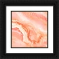 thumbnail image 1 of Kimberly, Allen 15x15 Black Ornate Wood Framed with Double Matting Museum Art Print Titled - Blushing Coral, 1 of 4