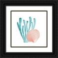thumbnail image 1 of Kimberly, Allen 15x15 Black Ornate Wood Framed with Double Matting Museum Art Print Titled - Coral Cove 4, 1 of 4