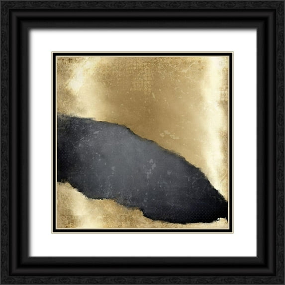 Kimberly, Allen 15x15 Black Ornate Wood Framed with Double Matting Museum Art Print Titled - Golden Light of Day