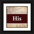 thumbnail image 1 of Kimberly, Allen 15x15 Black Ornate Wood Framed with Double Matting Museum Art Print Titled - Hers and His 2, 1 of 4