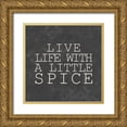 thumbnail image 1 of Kimberly, Allen 15x15 Gold Ornate Wood Framed with Double Matting Museum Art Print Titled - A Little Spice, 1 of 4