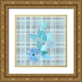 thumbnail image 1 of Kimberly, Allen 15x15 Gold Ornate Wood Framed with Double Matting Museum Art Print Titled - Blue Hues 11, 1 of 4