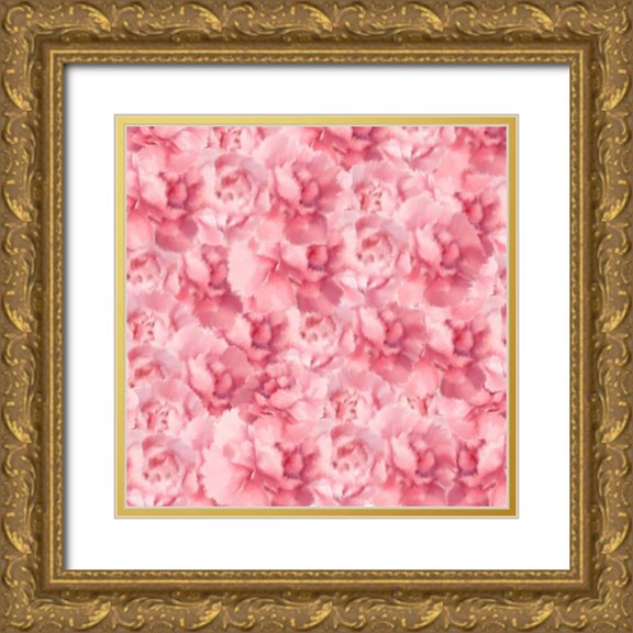 Kimberly, Allen 15x15 Gold Ornate Wood Framed with Double Matting Museum Art Print Titled - From Paris 2