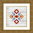 thumbnail image 1 of Kimberly, Allen 15x15 Gold Ornate Wood Framed with Double Matting Museum Art Print Titled - Global 2, 1 of 4